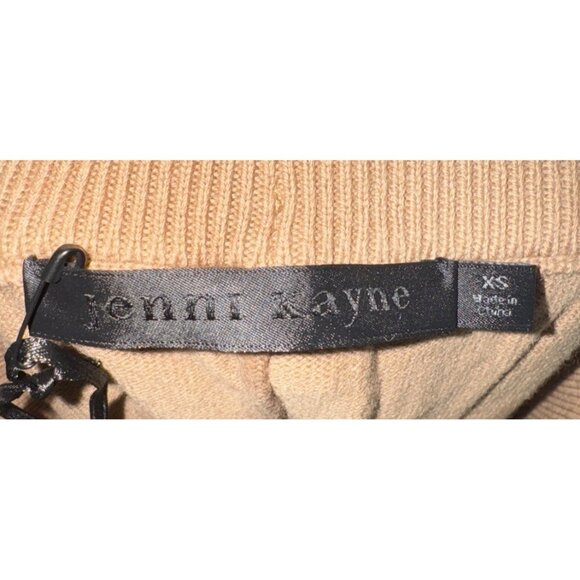 NWT JENNI KAYNE Camel Tan Drawstring Banded Lounge Jogger Pants Size XS $225. - Picture 5 of 10